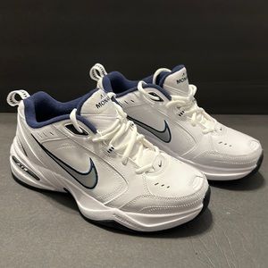Nike Air Monarch White and Grey Shoes Men 8.5